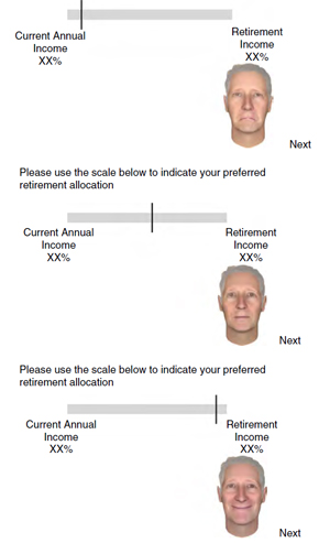 Retirement Savings Slider