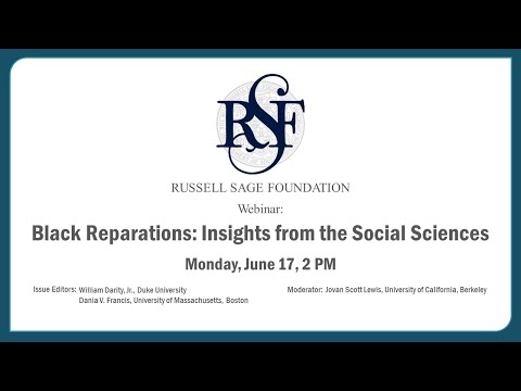 Preview image for the video "Black Reparations: Insights from the Social Sciences".