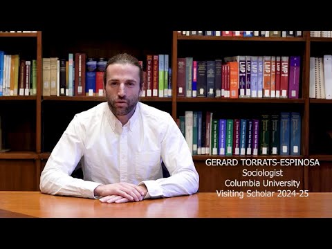 Preview image for the video "Gerard Torrats-Espinosa, Visiting Scholar, 2024-2025".