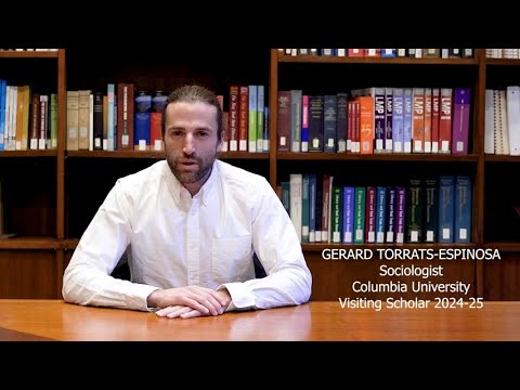 Preview image for the video "Gerard Torrats-Espinosa, Visiting Scholar, 2024-2025".
