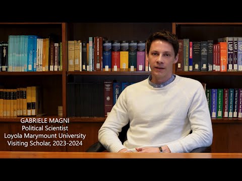 Preview image for the video "Gabriele Magni, Visiting Scholar, 2023-2024".