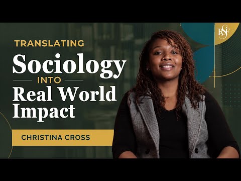 Preview image for the video "Translating Sociology Into Real World Impact | Christina Cross ".