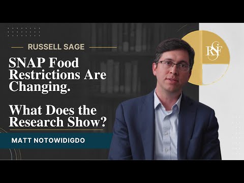 Preview image for the video "SNAP Food Restrictions Are Changing. What Does the Research Show? | Matt Notowidigdo".