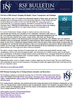 Image for news story RSF Bulletin: September 2019