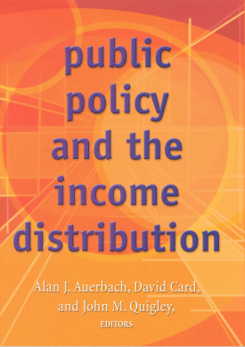 Cover image of the book Public Policy and the Income Distribution