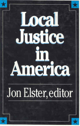 Cover image of the book Local Justice in America