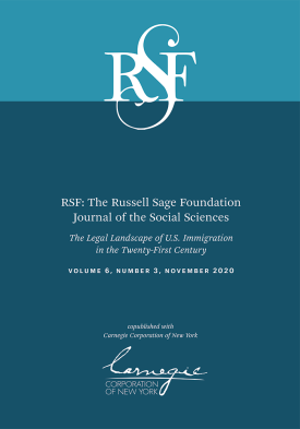 RSF: The Legal Landscape of U.S. Immigration in the Twenty-First Century 