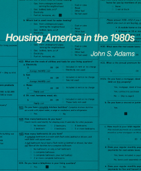 Cover image of the book Housing America in the 1980s