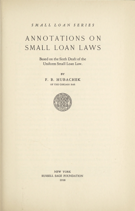 Cover image of the book Annotations on Small Loan Laws