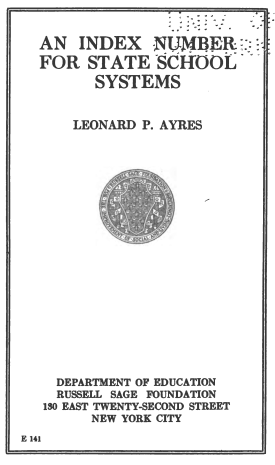 Cover image of the book An Index Number for State School Systems