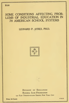 Cover image of the book Some Conditions Affecting Problems of Industrial Education in 78 American School Systems