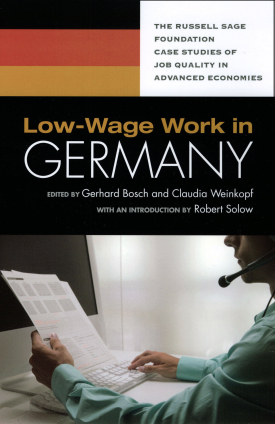 Cover image of the book Low-Wage Work in Germany