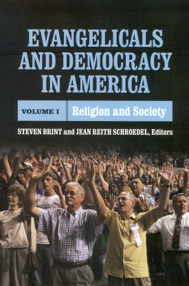 Cover image of the book Evangelicals and Democracy in America, Volume I