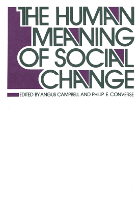 Cover image of the book The Human Meaning of Social Change