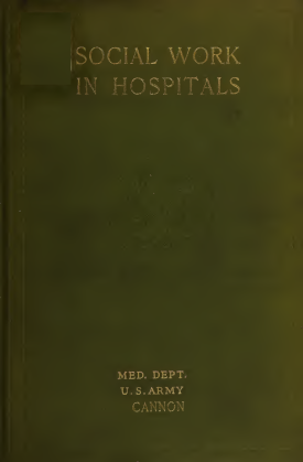 Cover image of the book Social Work in Hospitals