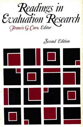 Cover image of the book Readings in Evaluation Research, Second Edition