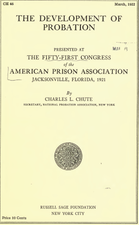 Cover image of the book The Development of Probation