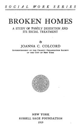 Cover image of the book Broken Homes