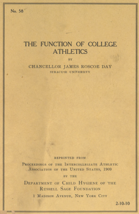 Cover image of the book The Function of College Athletics