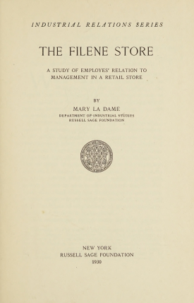 Cover image of the book The Filene Store