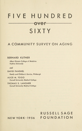 Cover image of the book Five Hundred Over Sixty