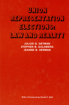 Cover image of the book Union Respresentation Elections