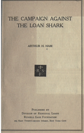 Cover image of the book The Campaign Against the Loan Shark