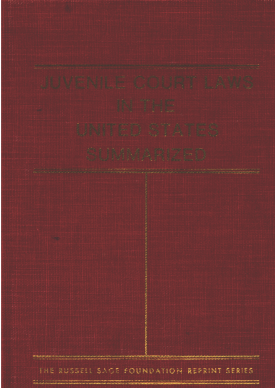 Cover image of the book Juvenile Court Laws in the United States 