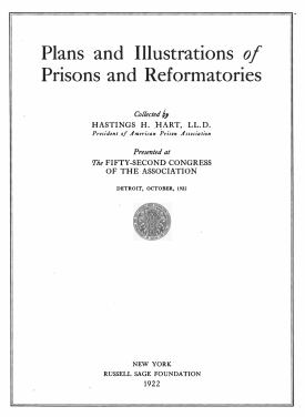 Cover image of the book Plans and Illustrations of Prisons and Reformatories