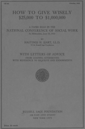 Cover image of the book How to Give Wisely
