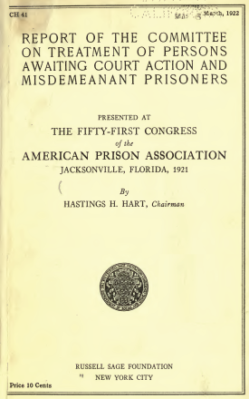 Cover image of the book Report of the Committee on Treatment of Persons Awaiting Court Action and Misdemeanant Prisoners