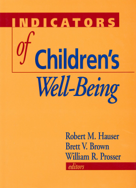 Cover image of the book Indicators of Children's Well-Being