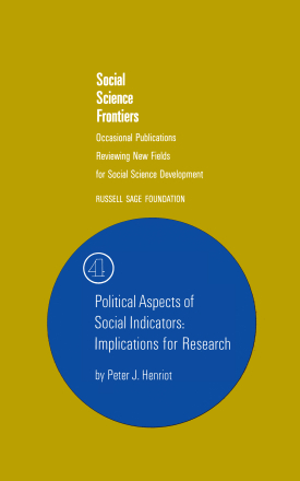 Cover image of the book Political Aspects of Social Indicators