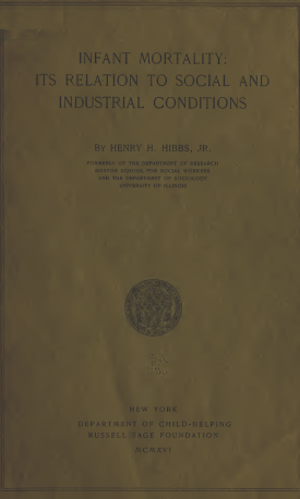 Cover image of the book Infant Mortality