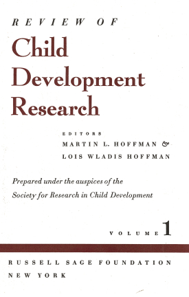 Cover image of the book Review of Child Development Research, Volume 1