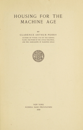 Cover image of the book Housing for the Machine Age