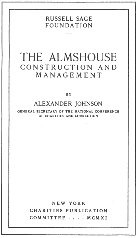 Cover image of the book The Almshouse