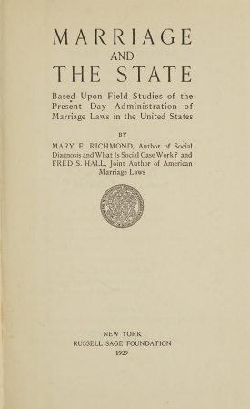 Cover image of the book Marriage and the State