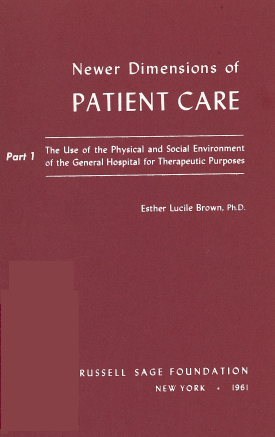 Cover image of the book Newer Dimensions of Patient Care, Part 1