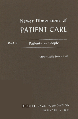 Cover image of the book Newer Dimensions of Patient Care, Part 3