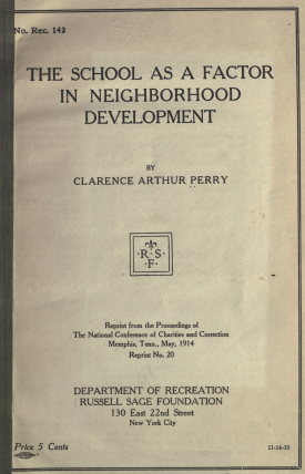 Cover image of the book The School as a Factor in Neighborhood Development