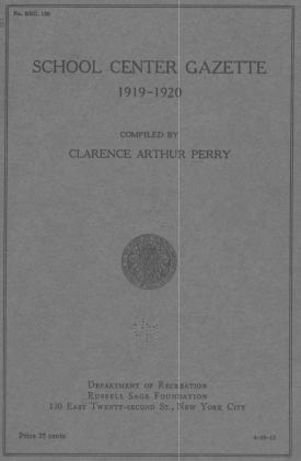 Cover image of the book School Center Gazette