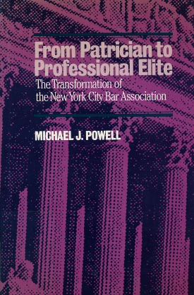 Cover image of the book From Patrician to Professional Elite