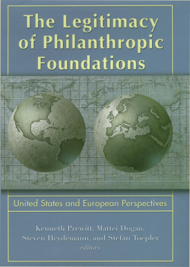 Cover image of the book The Legitimacy of Philanthropic Foundations