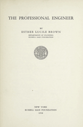 Cover image of the book The Professional Engineer