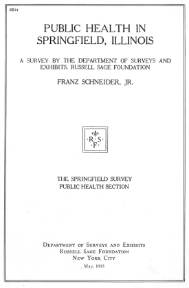 Cover image of the book Public Health in Springfield, Illinois