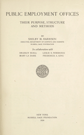 Cover image of the book Public Employment Offices