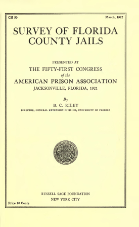 Cover image of the book Survey of Florida County Jails