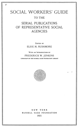 Cover image of the book Social Workers' Guide