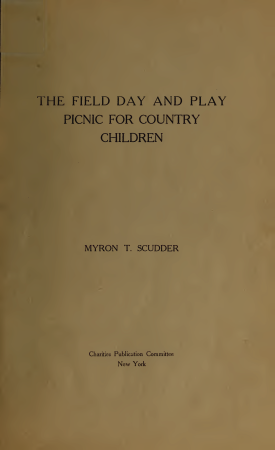 Cover image of the book The Field Day and Play Picnic for Country Children